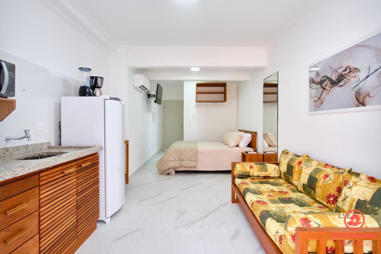 Apartamento St1: Estudio Encantador Com Cozinha, Ar E Varanda Ubatuba